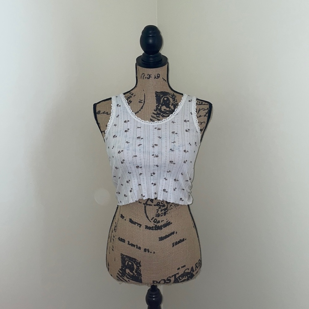 Women’s S, Urban Outfitters, Floral Crop Top